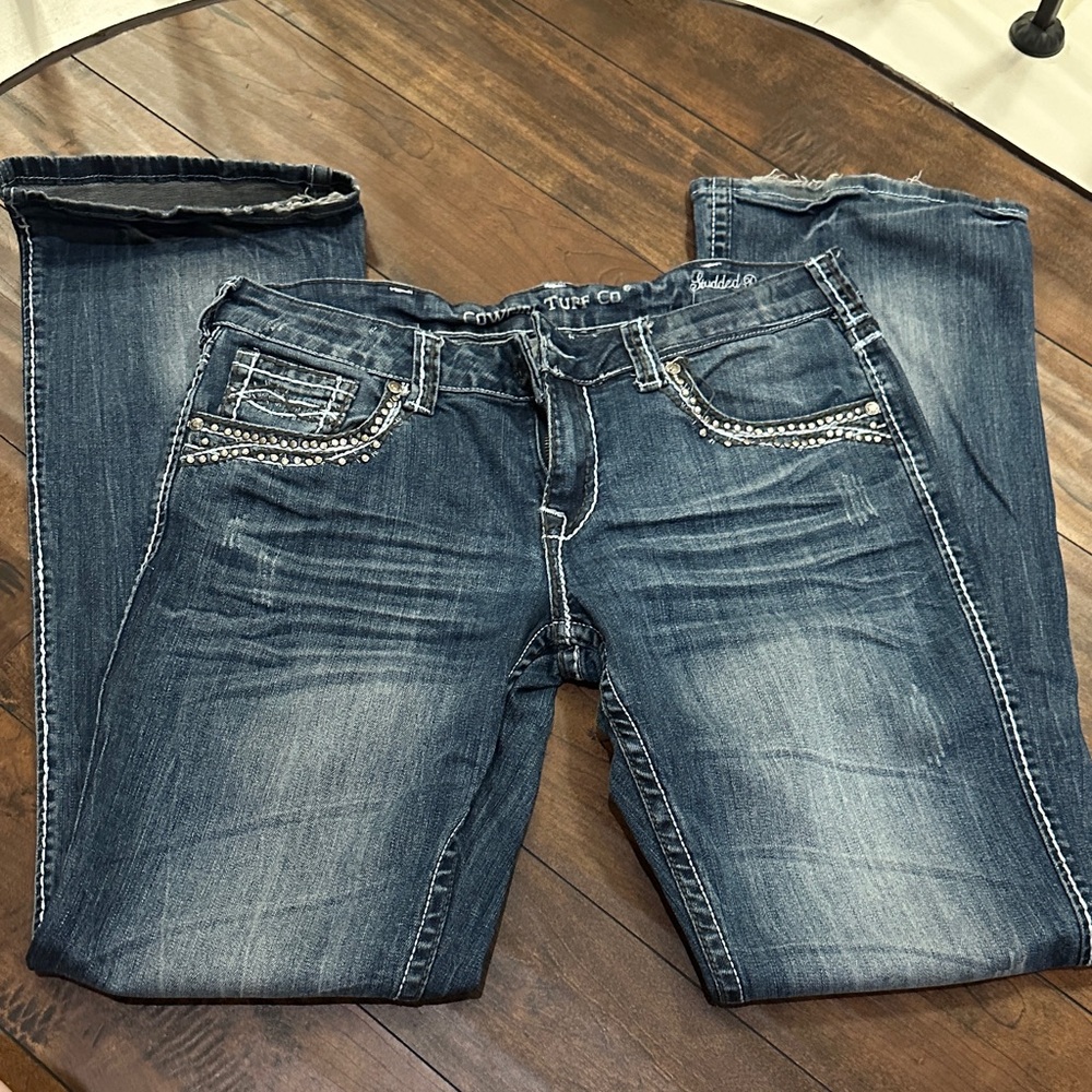 Cowgirl Tuff Dark Denim Jeans